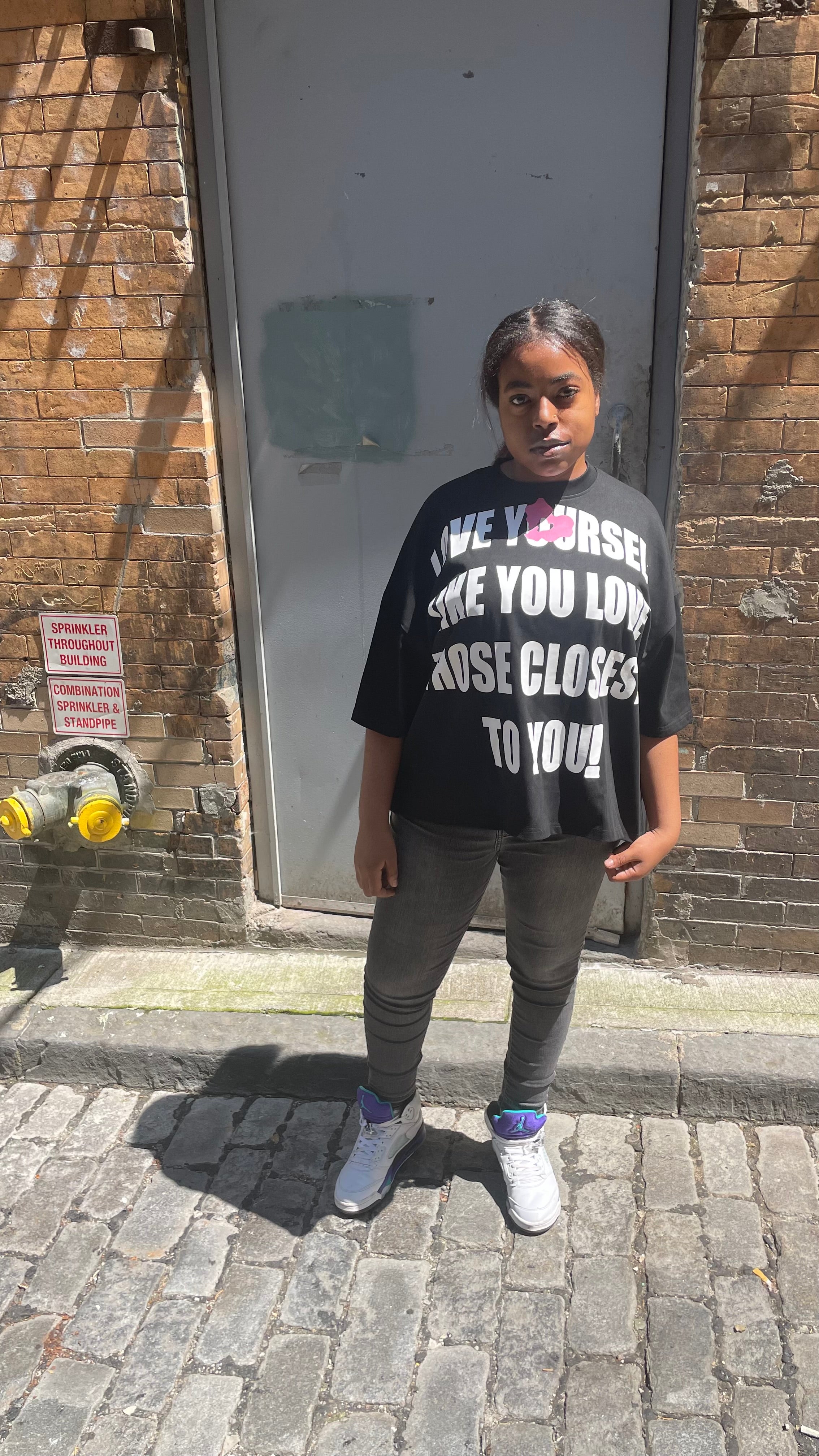 Black “Love Yourself” tee