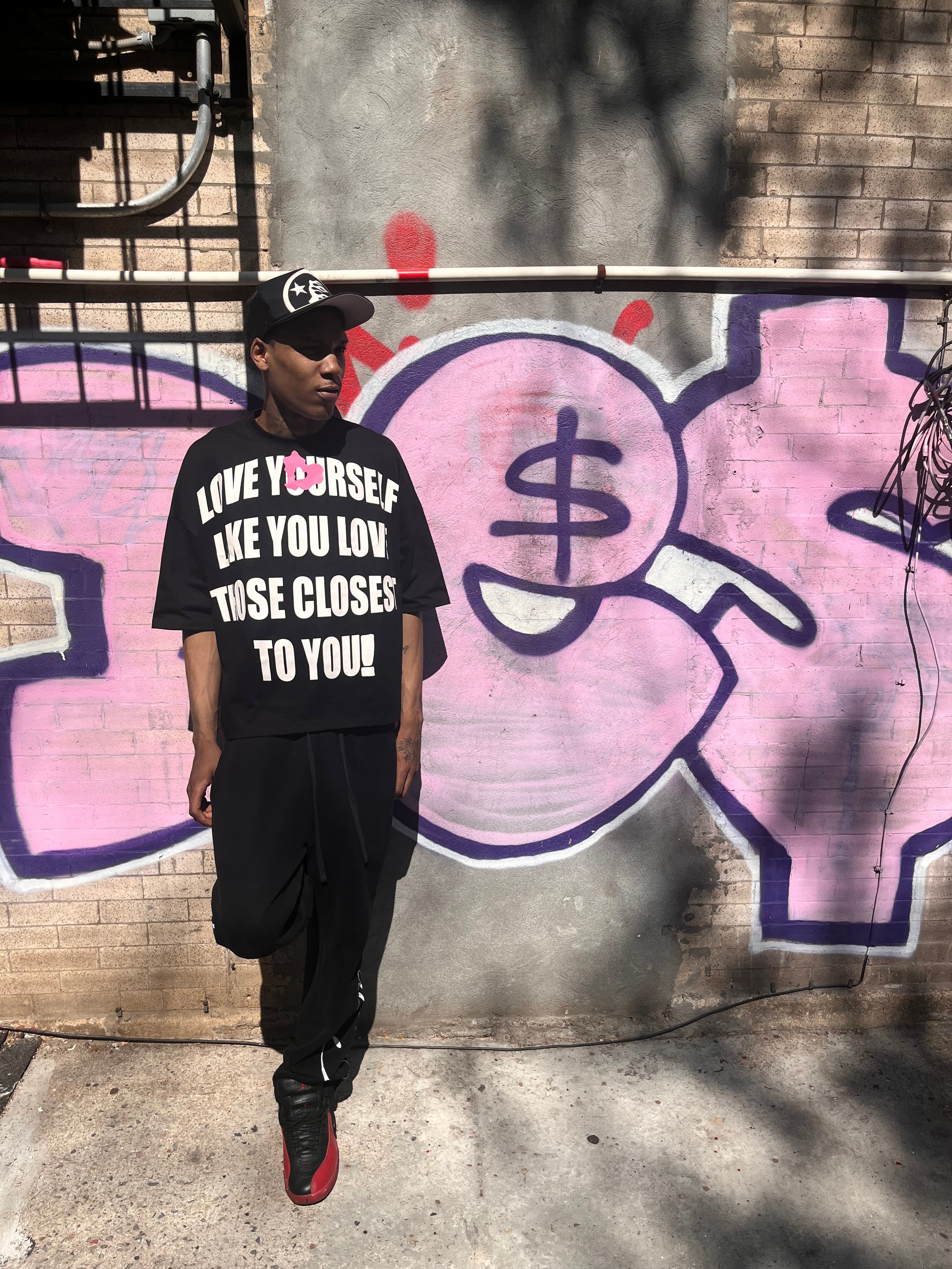 Black “Love Yourself” tee