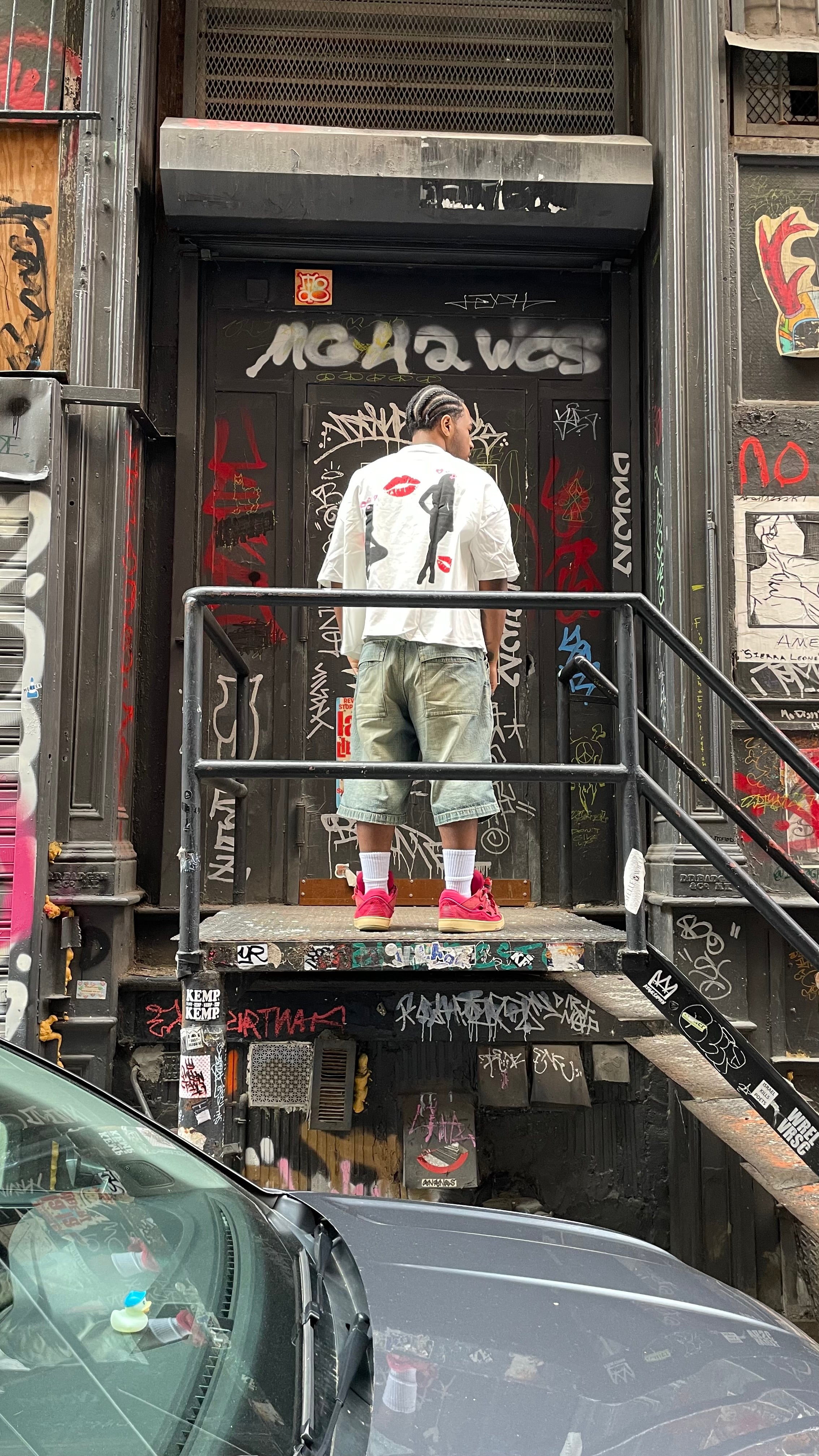 White “Love Yourself” tee